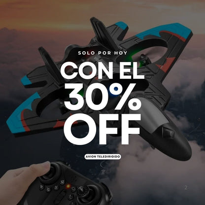 30% OFF Avión Teledirigido SkyZoomer – Diseñado para aventuras sin límites.