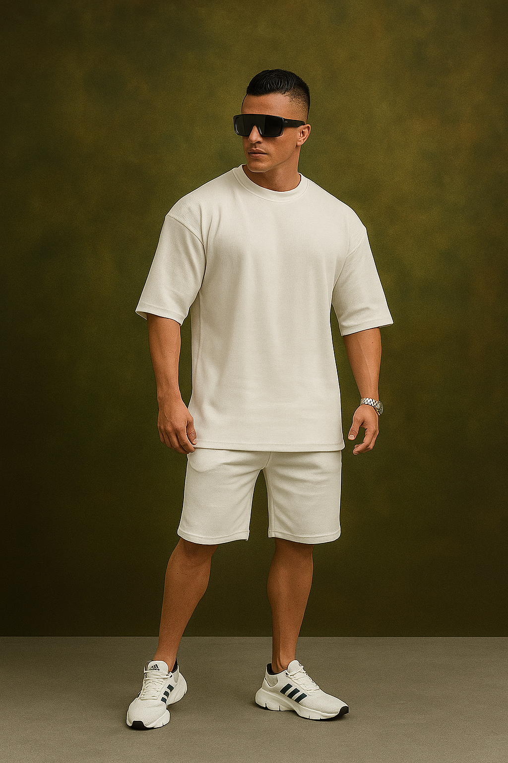 Conjunto Oversize Premium (camiseta + pantaloneta) en Tela Tipo Galleta – Súper Ligero, Ultra Cómodo y con Descuentos del 30% al 50%! Lleva tu mejor opción de combo