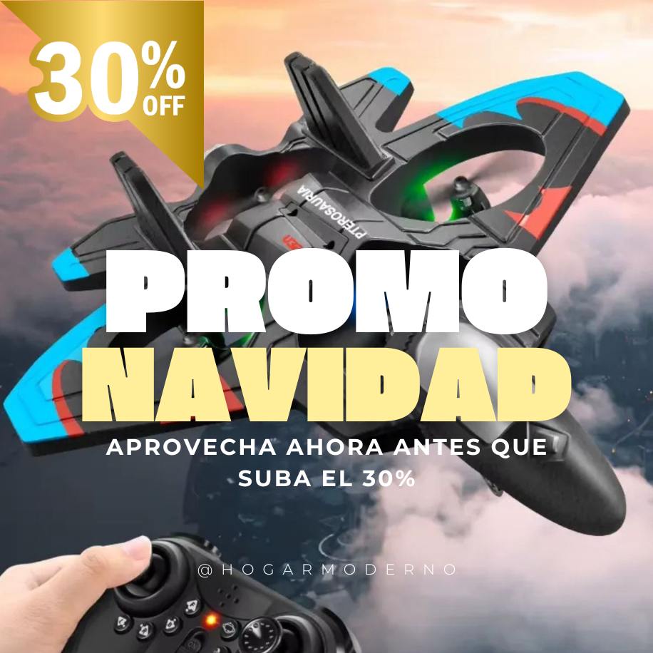 Jet-Dron Acrobático Indestructible – Hace Piruetas y Vuela Alto con el 30% OFF Solo Por Tiempo Limitado.