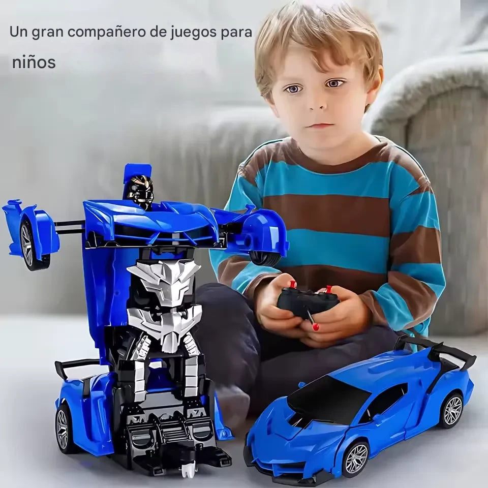Carro Transformer a Control Remoto – ¡El Regalo Estrella de Navidad con 40% OFF!