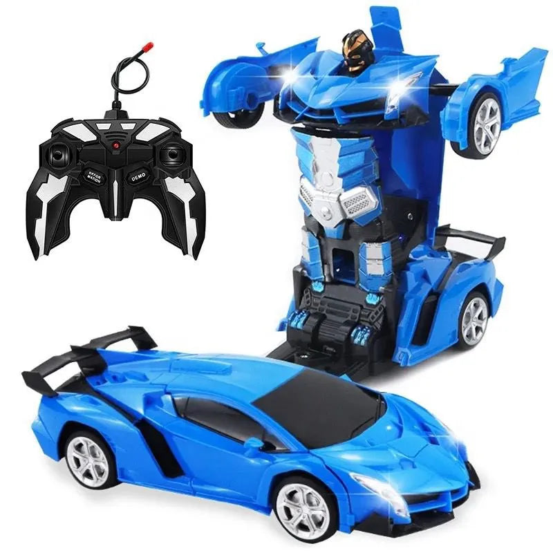 Carro Transformer a Control Remoto – ¡El Regalo Estrella de Navidad con 40% OFF!